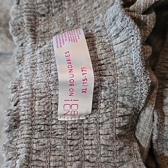 2 PIECE SET no boundaries XL(15-17) lounge shorts grey and black - Picture 5 of 5